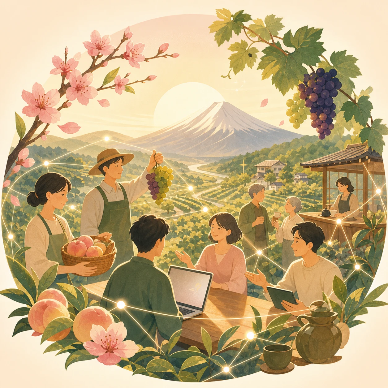 笛吹市地域共創プロデューサーのイメージ